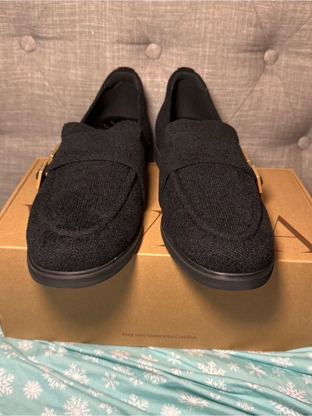 Vivaia Luciana Round Toe Velvet Penny Loafers